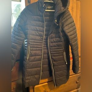 Long puffer coat